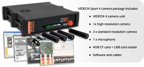 Race Technology Video4 Sport 4 Camera System